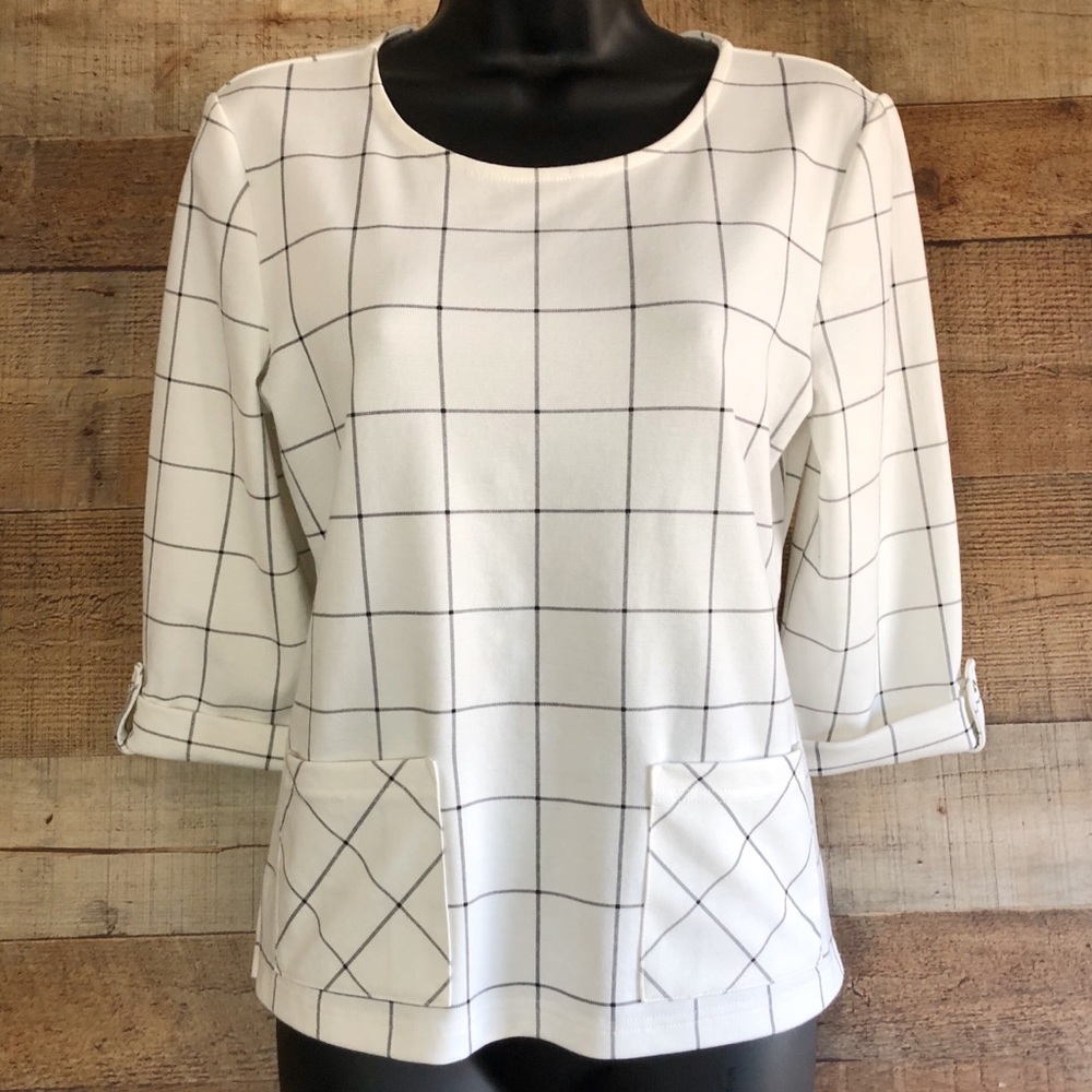 Jules & Leopold • Stretch Knit Top